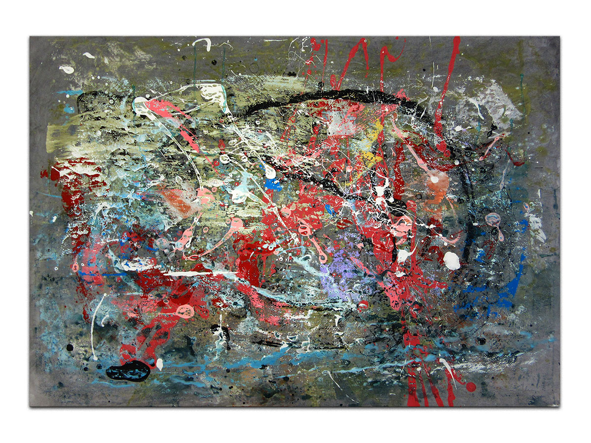 Moderne slike u galeriji MAG - apstraktna slika Skriveni snovi II akril na hameru 100x70 cm