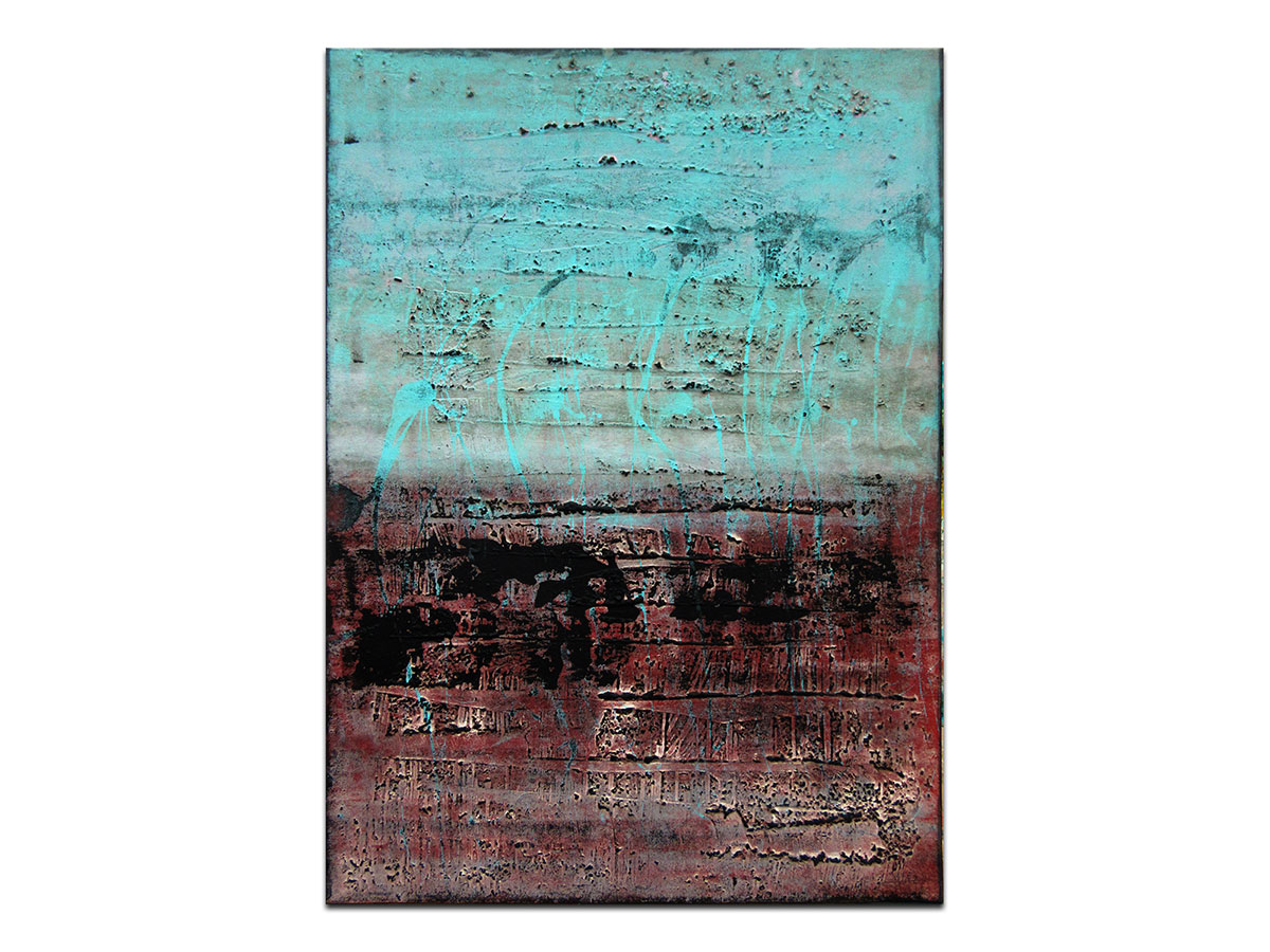 Galerija umjetničkih slika MAG - apstraktna slika Pejzaž tihe elegancije akril na napetom platnu 70x50 cm