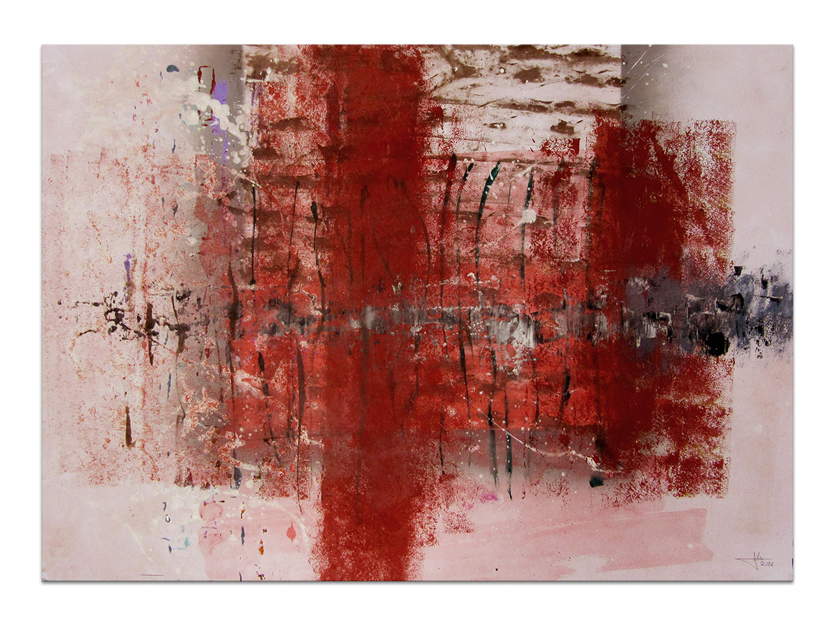 Galerije umjetničkih slika MAG - apstraktna slika Ruzine u nama akril na hameru 100x70 cm