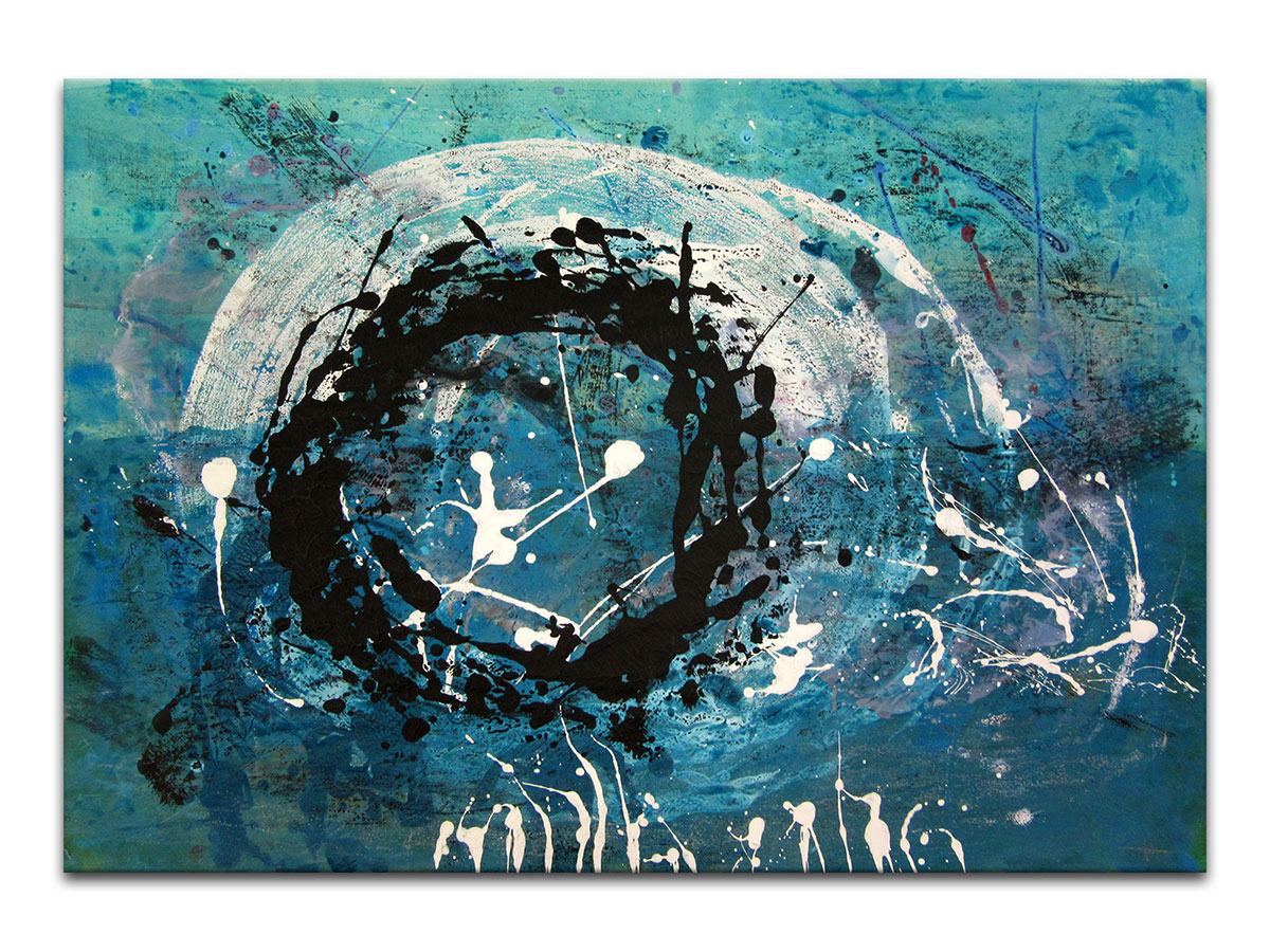 Moderne slike u galeriji MAG - apstraktna slika Morski ciklus VIII akril na hameru 100x70 cm