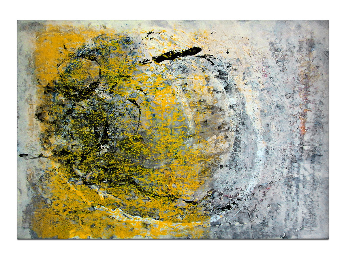 Moderne slike u galeriji MAG - apstraktna slika Tragovi ljeta akril na hameru 100x70 cm