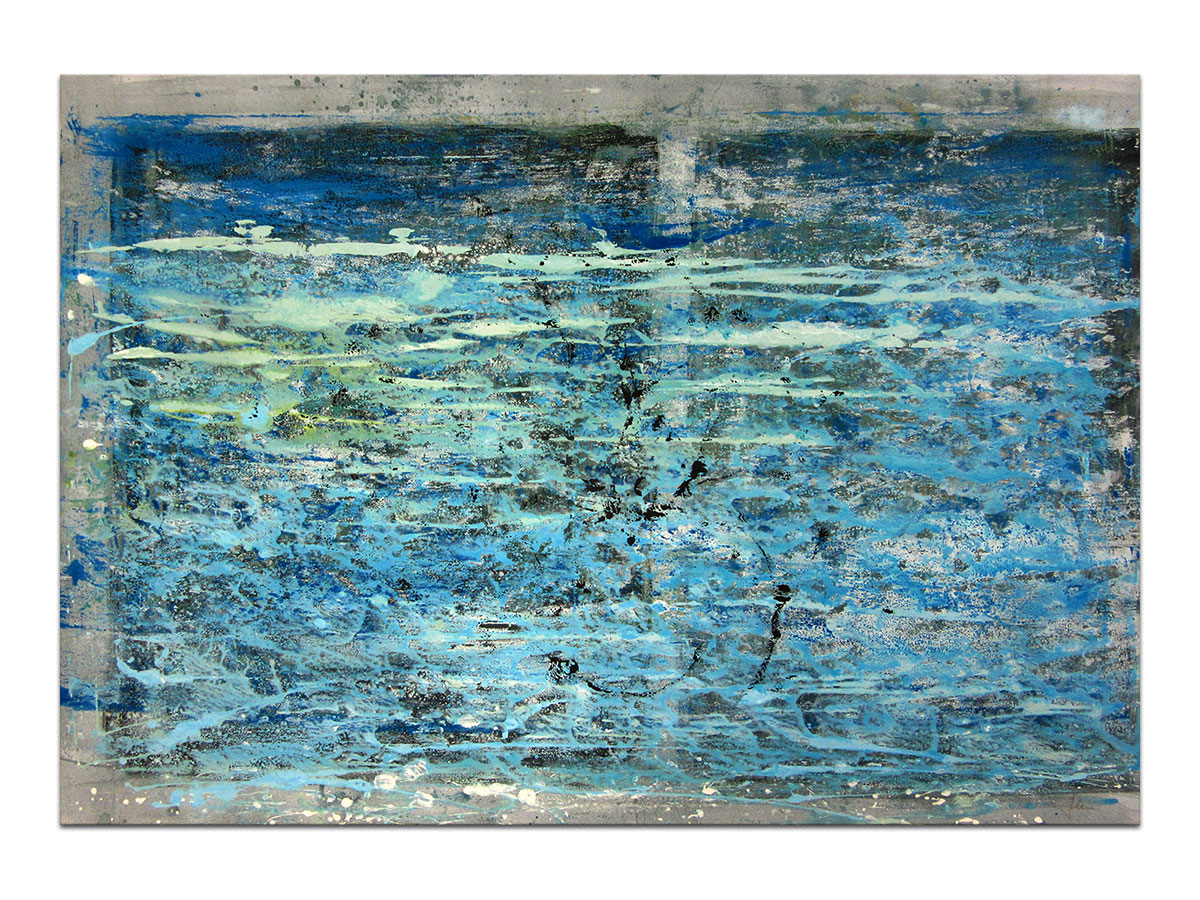 Moderne slike u galeriji MAG - apstraktna slika Morski ciklus V akril na hameru 100x70 cm