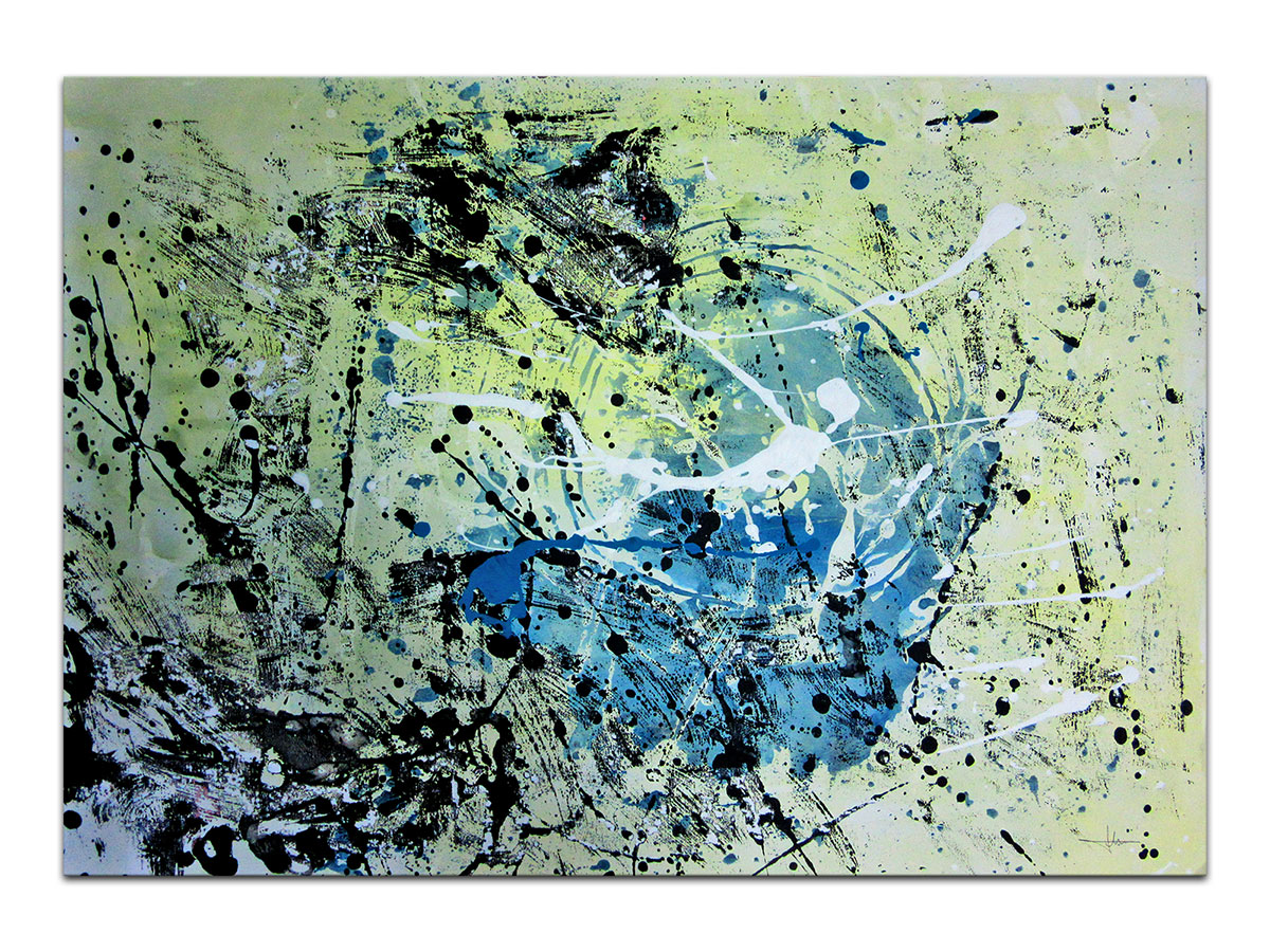 Moderne slike u galeriji MAG - apstraktna slika Let kroz snove akril na hameru 100x70 cm
