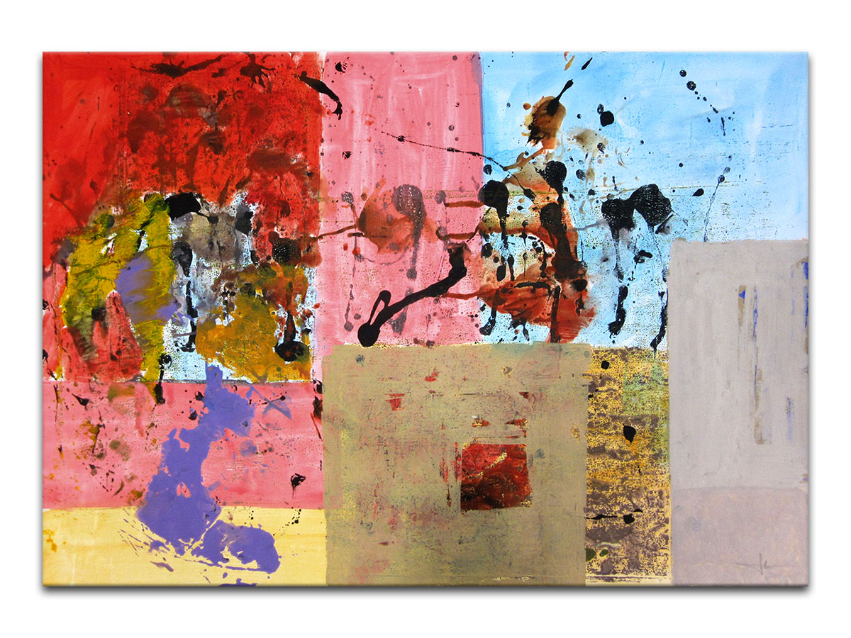 Moderne slike u galeriji MAG - apstraktna slika Edge of desire akril na hameru 100x70 cm