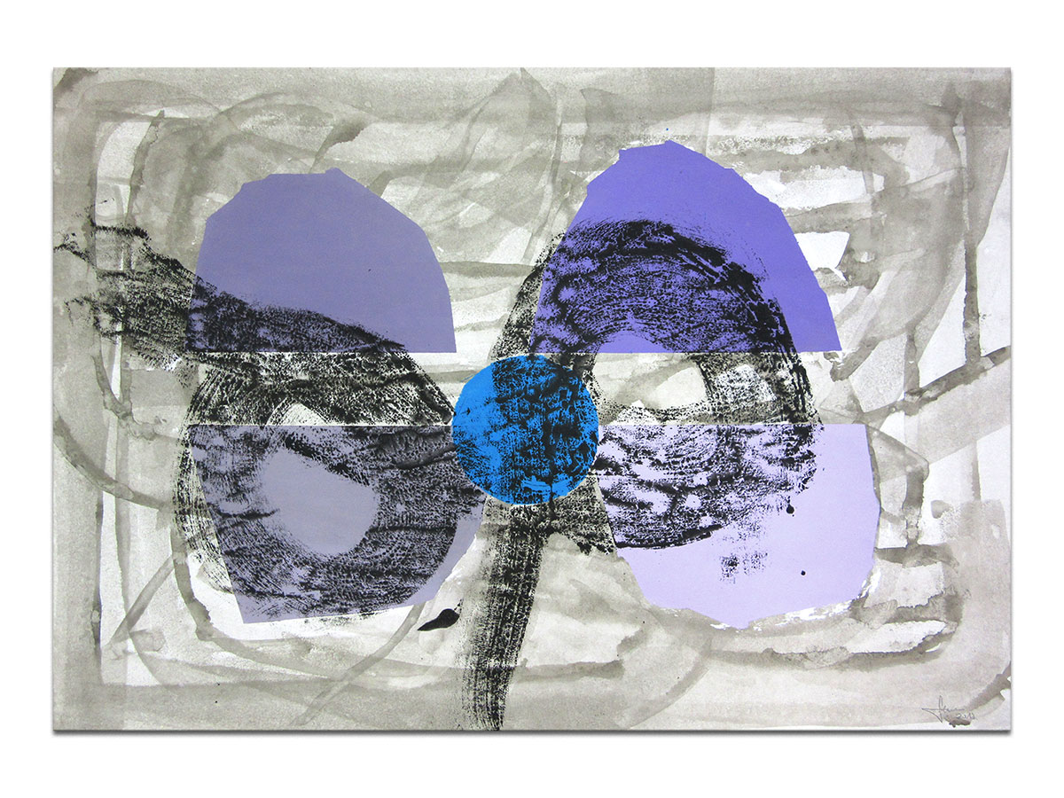 Moderne slike u galeriji MAG - apstraktna slika Djetelina htjede biti cvijet akril na hameru 100x70 cm