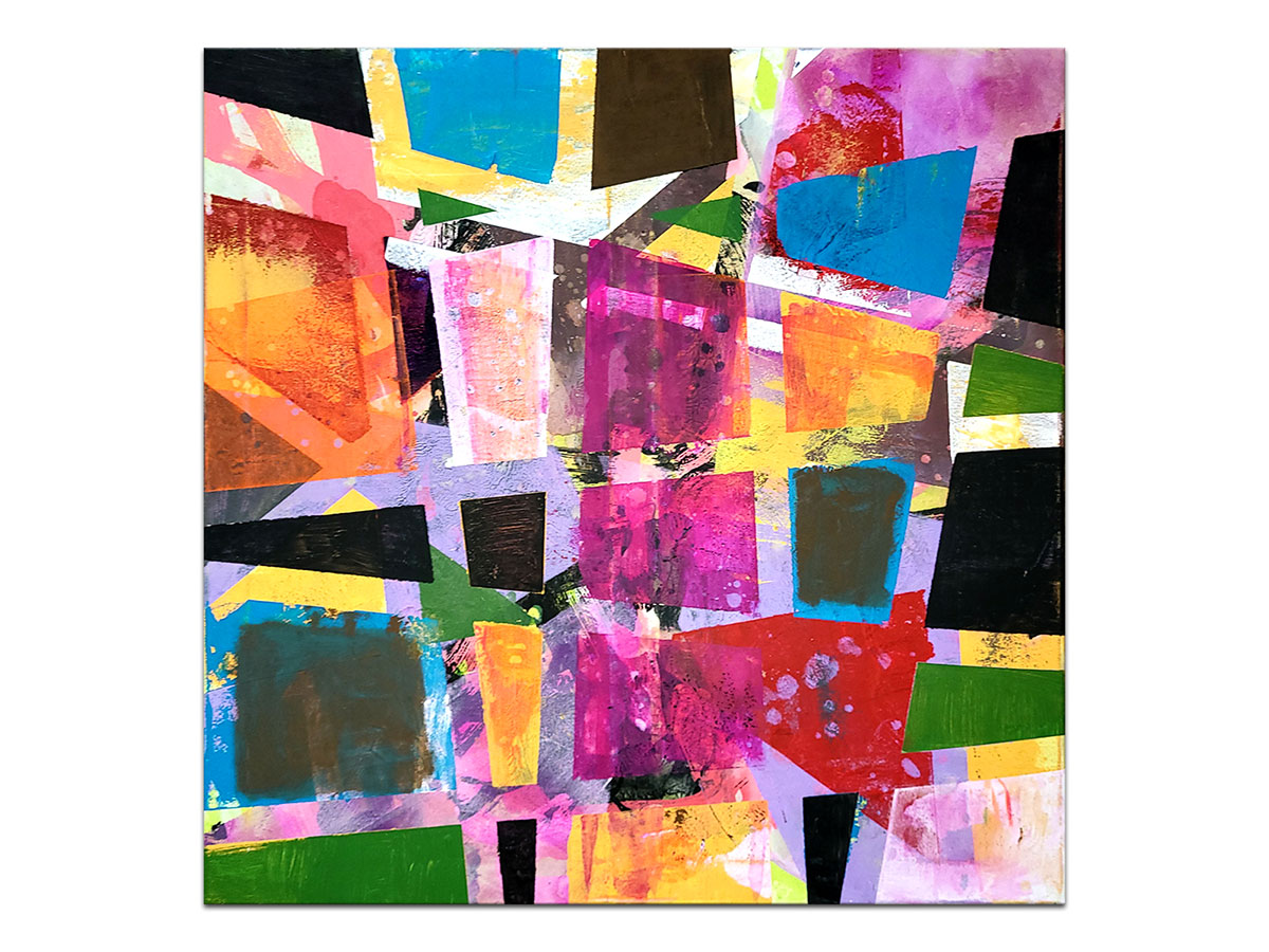 Moderne slike u galeriji MAG - apstraktna slika Escape from matrix IV Akril na platnu 60x60 cm