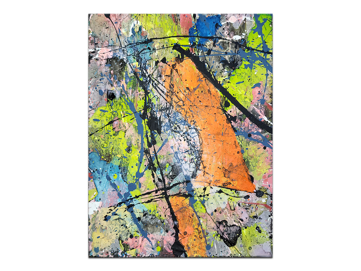 Moderne slike u galeriji MAG - apstraktna slika Formiranje misli IV Akril na platnu 40x30 cm
