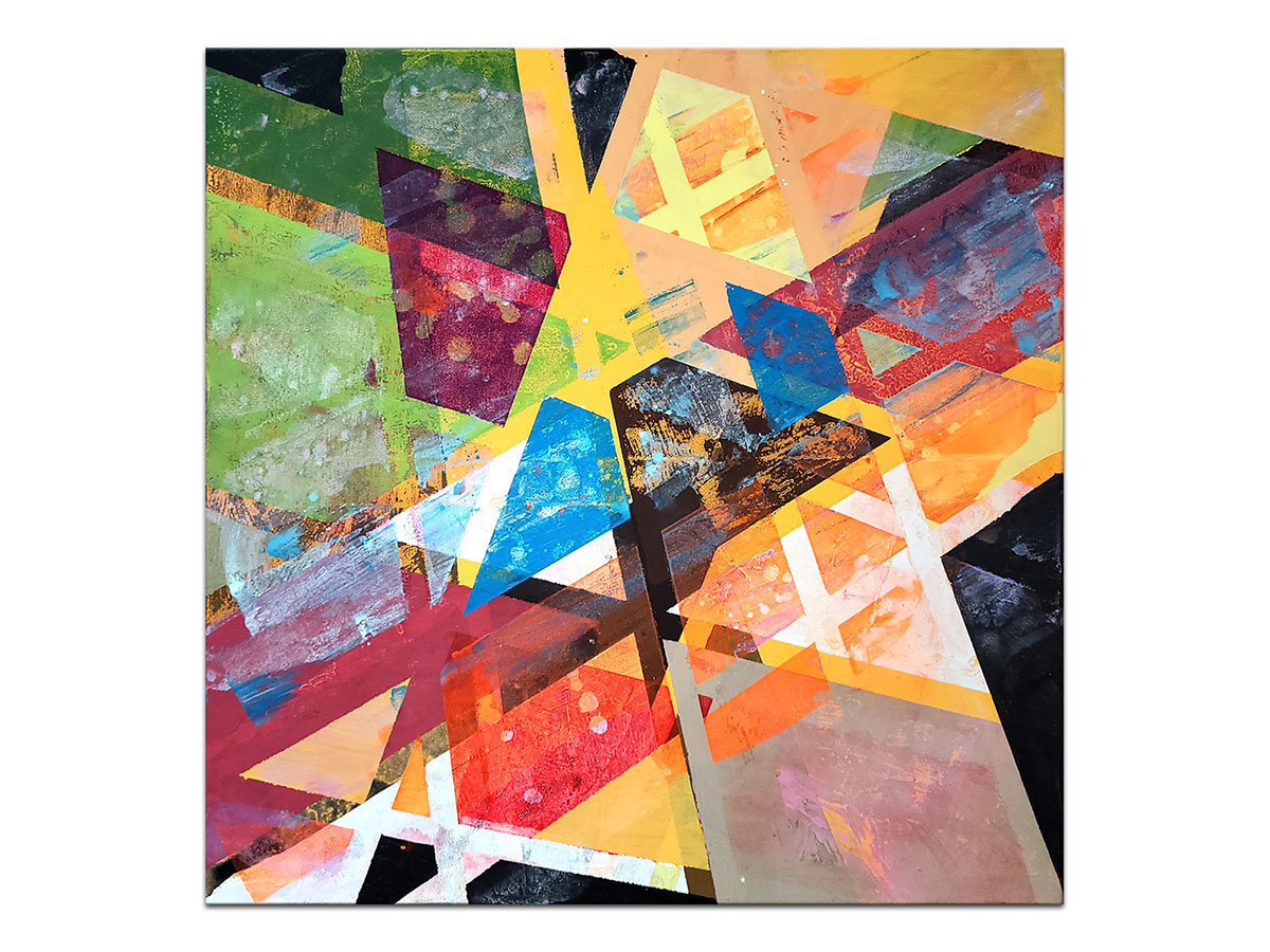 Moderne slike u galeriji MAG - apstraktna slika Escape from matrix V Akril na platnu 60x60 cm