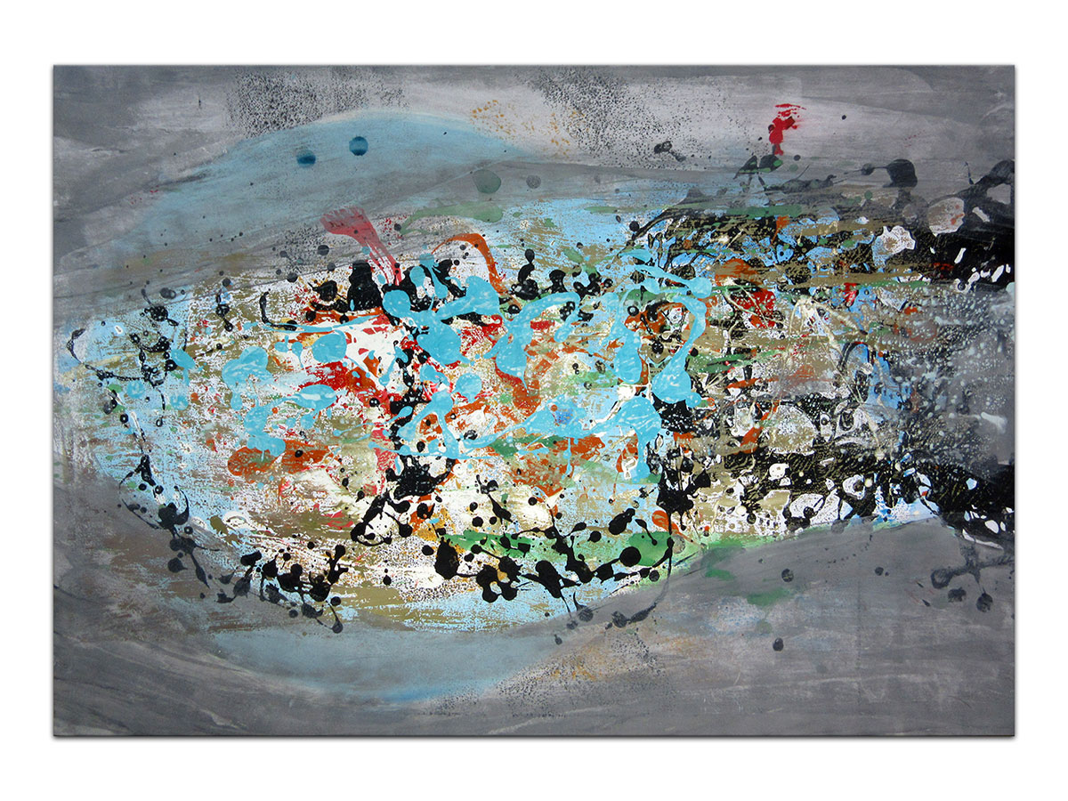 Moderne slike u galeriji MAG - apstraktna slika Morski život akril na hameru 100x70 cm