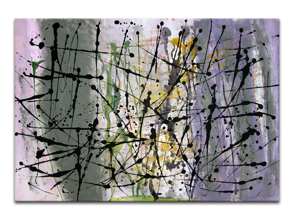 Moderne slike u galeriji MAG - apstraktna slika Korelacije akril na hameru 100x70 cm