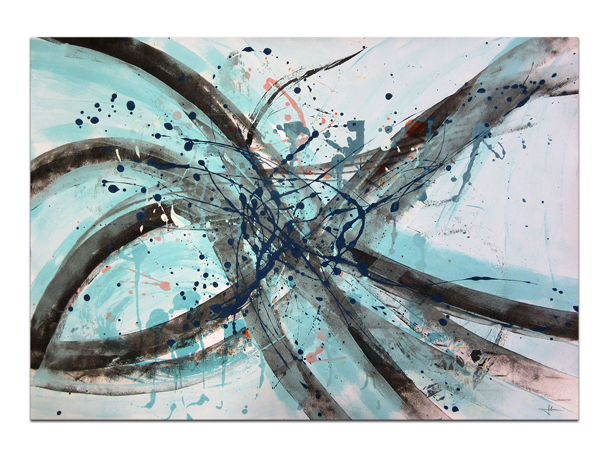 Moderne slike u galeriji MAG - apstraktna slika Tajnoviti snovi akril na hameru 100x70 cm