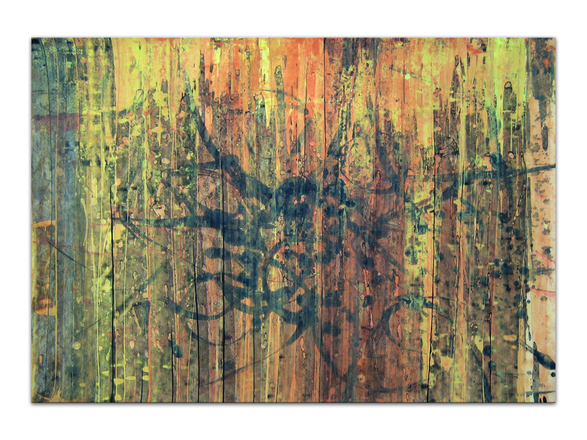 Apartmani uređenje slikama iz galerije MAG - apstraktna slika Solaris 1 Akril na hameru 100x70 cm