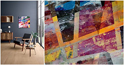 Detalj i prikaz slike u interijeru