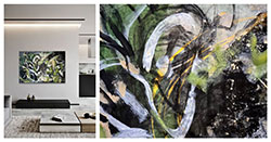 Detalj i prikaz slike u interijeru