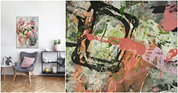 Detalj i prikaz slike u interijeru