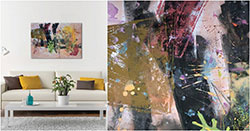 Detalj i prikaz slike u interijeru