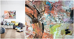 Detalj i prikaz slike u interijeru