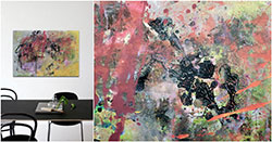 Detalj i prikaz slike u interijeru