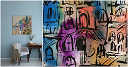 Detalj i prikaz slike u interijeru