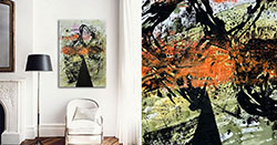 Detalj i prikaz slike u interijeru