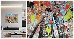 Detalj i prikaz slike u interijeru