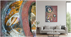 Detalj i prikaz slike u interijeru