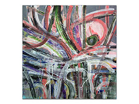 Moderne slike u galeriji MAG - apstraktna slika Strune snova II Akril na napetom 3D platnu 150x150 cm