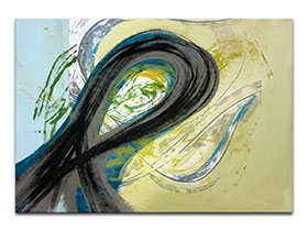 Moderne slike u galeriji MAG - apstraktna slika Naklonost akril na hameru 100x70 cm