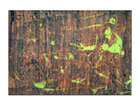 Apartmani uređenje slikama iz galerije MAG - apstraktna slika Solaris 2 Akril na hameru 100x70 cm