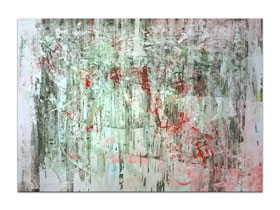 Opremanje apartmana slikama iz galerije MAG - apstraktna slika Nova osobnost Akril na hameru 100x70 cm