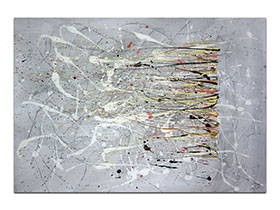 Moderne slike u galeriji MAG - apstraktna slika Nježne vlati akril na hameru 100x70 cm