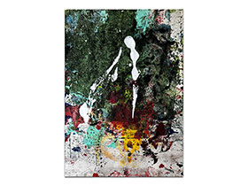 Moderne slike u galeriji MAG - apstraktna slika Still standing akril na hameru 30x20 cm