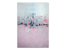 Moderne slike u galeriji MAG - apstraktna slika Doba nježnosti II akril na hameru 100x70 cm