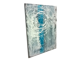 Arhitekt moderne slike kupuju u galeriji MAG - apstraktna slika Prva rotacija akril na platnu 70x50 cm