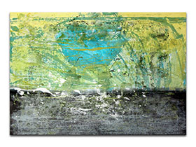 Moderne slike u galeriji MAG - apstraktna slika Ljetna zora akril na hameru 100x70 cm