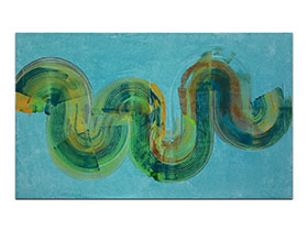 Moderne slike u galeriji MAG - apstraktna slika Esencije II Akril na napetom platnu 100x60 cm