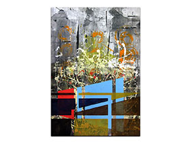 Moderne slike u galeriji MAG - apstraktna slika Arhitektura snova akril na hameru 100x70 cm