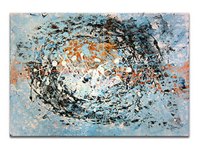 Moderne slike u galeriji MAG - apstraktna slika Nazire se ljeto akril na hameru 100x70 cm