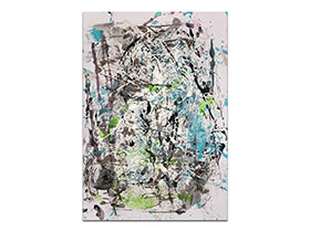 Moderne slike u galeriji MAG - apstraktna slika Dostići nedogled II akril na hameru 100x70 cm