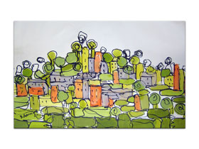 Galerija slika Zagreb - Split - Pula - Osijek ma svaki grad u Hrvatskoj - MAG galerija - slika na platnu - Mediteranski san - 80x50 cm