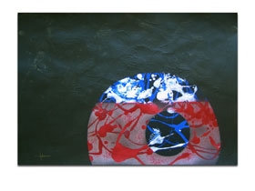 Dizajniranje interijera - moderne apstraktne slike za interijere - slika Nova Zora - MAG galerija