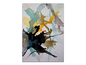 Moderne slike u galeriji MAG - apstraktna slika Slobodni let II akril na napetom platnu 70x50 cm