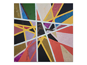 Moderne slike u galeriji MAG - apstraktna slika Presjek stvarnosti Akril na platnu 70x70 cm