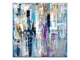 Moderne slike u galeriji MAG - apstraktna slika Poruka s neba akril na napetom platnu 90x90 cm