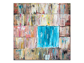 Moderne slike u galeriji MAG - apstraktna slika Komadić neba III akril na platnu 100x100 cm