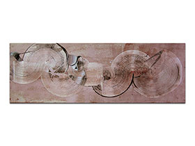 Moderne slike velikog formata u ponudi galerije MAG - apstraktna slika Solarna lutanja akril na platnu 115x40 cm