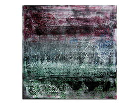 Moderne slike u galeriji MAG - apstraktna slika Siluete u noći reljefni akril na napetom platnu 70x70 cm