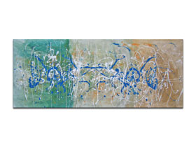 Galerija slika MAG prodaja Apstraktna slika Tri doba Akril na platnu 110x40 cm