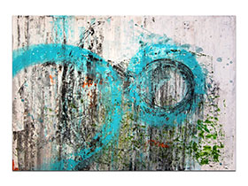 Moderne slike u galeriji MAG - apstraktna slika Astral event III akril na hameru 100x70 cm