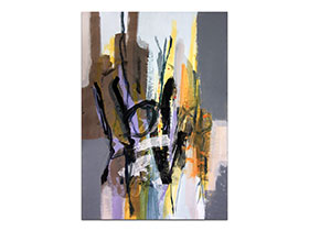 Moderne slike u galeriji MAG - apstraktna slika Nove spoznaje II akril na hameru 100x70 cm